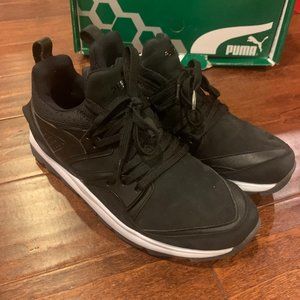 Puma Blaze Swift Tech Black Mens Sz 8.5 Brand New